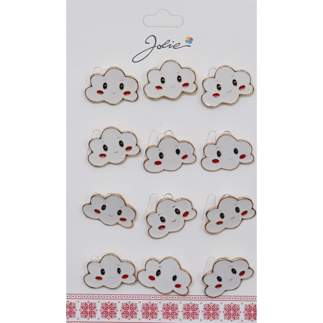 Set 12 Brose Martisor pentru Copii Norisori - vivimall.ro