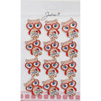 Set 12 Brose Martisor Primavara Bufnita cu Mesaj O Educatoare Minunata - vivimall.ro