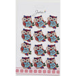 Set 12 Brose Martisor Primavara Bufnita cu Mesaj Sotia Mea Iubita - vivimall.ro