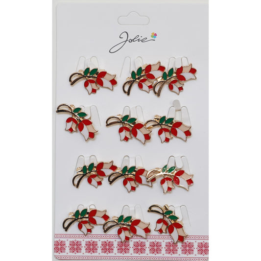 Set 12 Brose Martisor Primavara Lalele Motiv Traditional - vivimall.ro