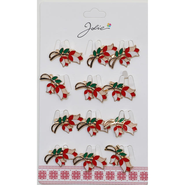 Set 12 Brose Martisor Primavara Lalele Motiv Traditional - vivimall.ro