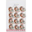 Set 12 Brose Martisor Primavara Mesaj Ghiocei pentru Mama - vivimall.ro