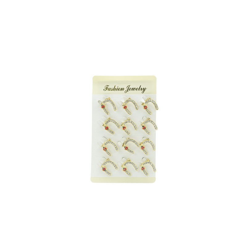 Set 12 Brose Potocoava Cu Pietre Si Buburuza