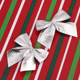 Set 12 Fundite pentru Brad, Vivimall, 5.5 cm, din Poliester, Argintiu - vivimall.ro