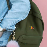 Set 12 Insigne Steag Tricolor Romania, Flippy, Model Brosa cu Ac de Siguranta, 20x20 mm - vivimall.ro