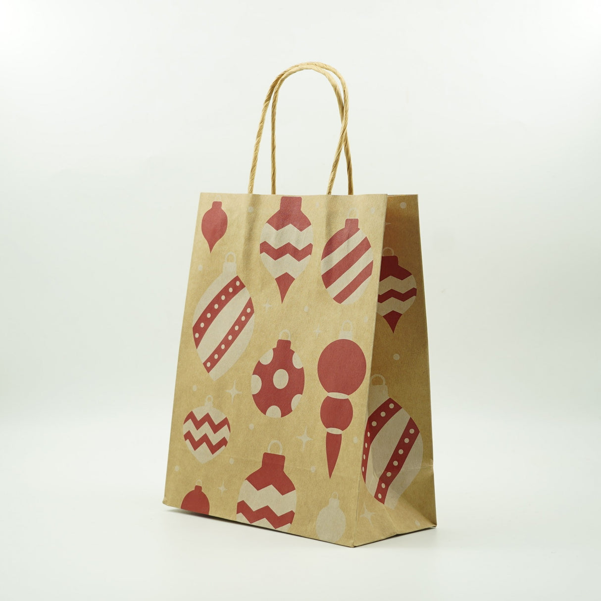 Set 12 Pungi Cadou, Vivimall, Imprimeu Tematica Craciun, Model Random, din Hartie, Impachetare Usoara a Cadourilor, 18.5x22.5x8.5 cm, Multicolor - vivimall.ro