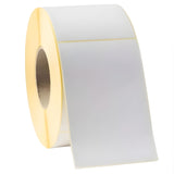 Detaliu material hârtie termică autoadezivă 100x150mm, textură și strat adeziv