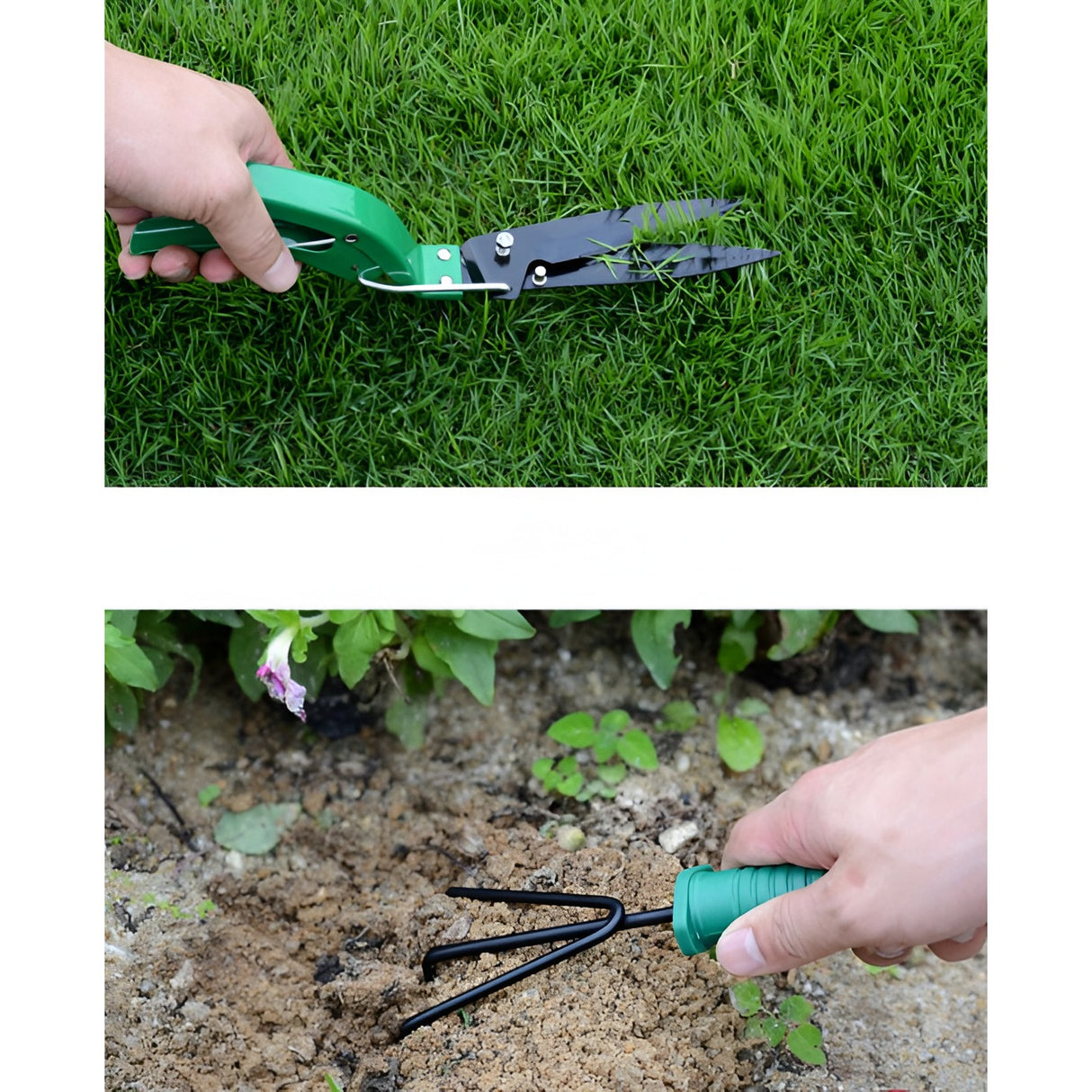 Set 12 Unelte de Gradina, Vivimall, pentru Plantare Prelucrare Sol si Ingrijire Plante, Material PVC si Cardboard, Cutie Inclusa, 37x28 cm, Verde - vivimall.ro