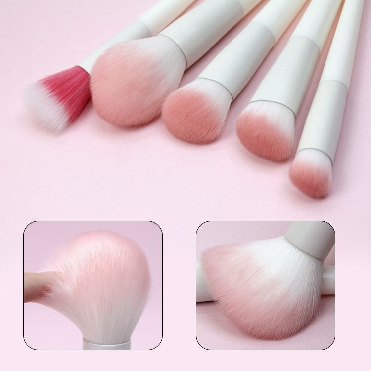 Set 14 Pensule Machiaj, Suport Bej | GlamKit - vivimall.ro