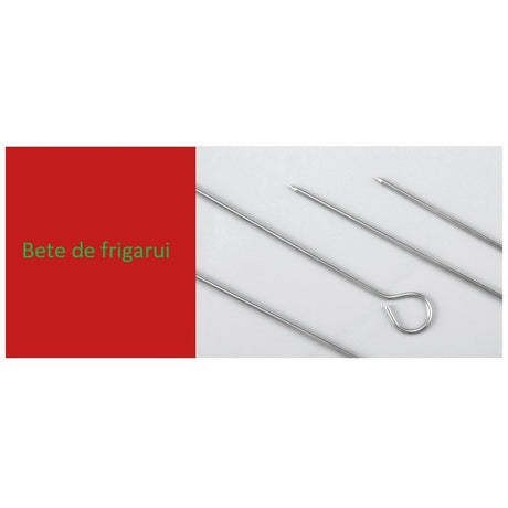 Set 14 Ustensile pentru Gratar cu Termometru, Vivimall, din Otel Inoxidabil, Geanta Oxford, Argintiu - vivimall.ro