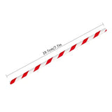 Set 16 Paie, Vivimall, pentru Masa de Craciun, din Hartie, 19.7 cm,Alb-Rosu - vivimall.ro