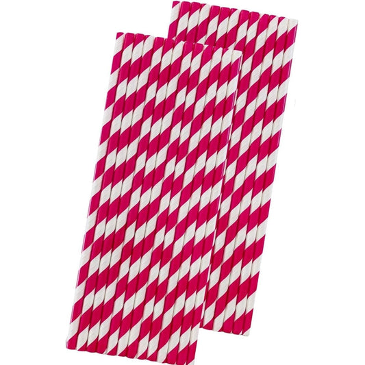 Set 16 Paie, Vivimall, pentru Masa de Craciun, din Hartie, 19.7 cm,Alb-Rosu - vivimall.ro