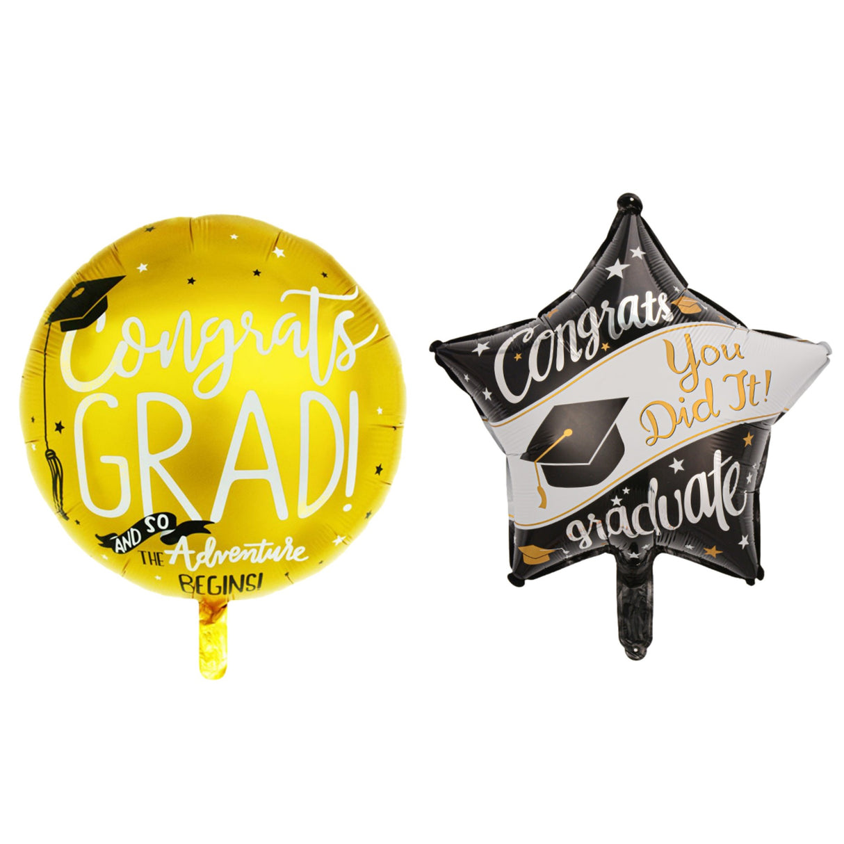 2 db-os csillag és golyó lufi készlet | GradBalloon