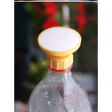 Set 2 capace de sticla pentru irigat florile Vivimall, stropitoare si teava, practic si usor de utilizat, portabil, reutilizabil, 8 x 7.5 cm, galben - vivimall.ro