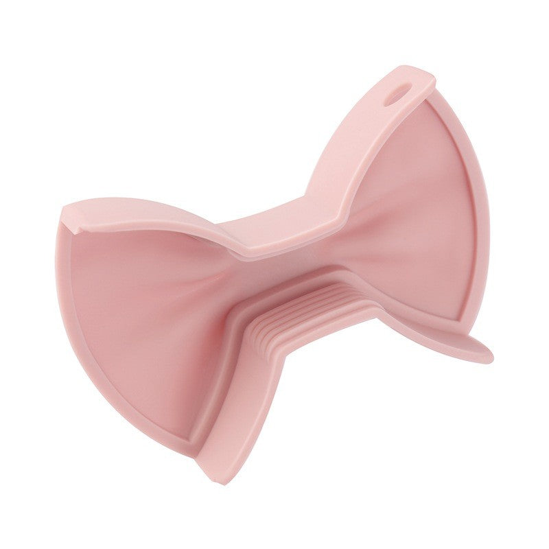 Set 2 Manere De Protectie Termorezistente, Pentru Oale Si Tigai, Din Silicon, Rezistent La Temperaturi Inalte, Roz - vivimall.ro