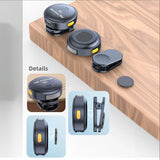 Set 2 Microfoane Profesionale Lavaliere, Flippy, Type C cu Adaptoare iPh si USB 3.0, Casca montorizare, Cutie incarcare rapida, Functie Anulare zgomot ambiant - vivimall.ro