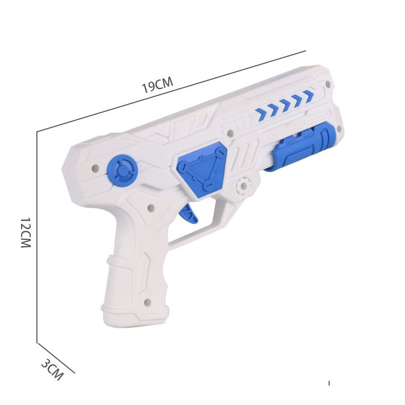 Set 2 Piese Jucarie Interactiva, Vivimall, Pistol de Catapultare + Zmeu, din Plastic si Panza, +8 Ani, Impermeabil, Model Pisicuta cu Gogoasa, Multicolor - vivimall.ro