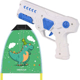 Set 2 Piese Jucarie Interactiva, Pistol De Catapultare + Zmeu, Din Plastic Si Panza, +8 Ani, Impermeabil, Model Dinozaur Verde, Multicolor - vivimall.ro