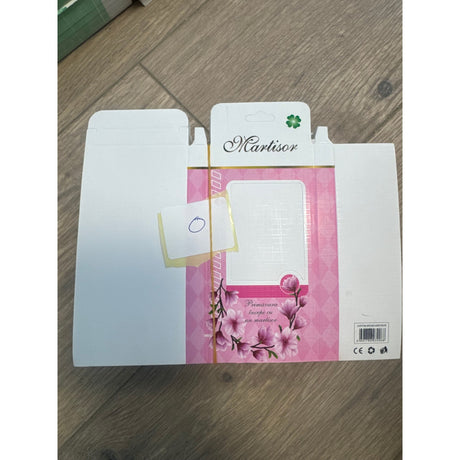 Set 200 Bucati Ambalaj Brosa, decupaj dreptunghiular, Model Flori Roz - vivimall.ro