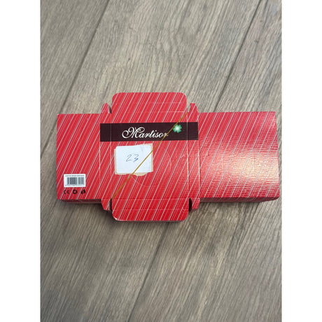 Set 200 Bucati Ambalaj pentru Borsa Decupaj Rotund, Model Rosu Dungi - vivimall.ro