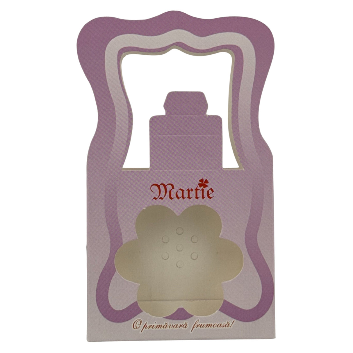 Set 200 Bucati Ambalaje de Carton pentru Martisoare, Vivimall, Cutii Brosa, Model Gentuta, Lila - vivimall.ro