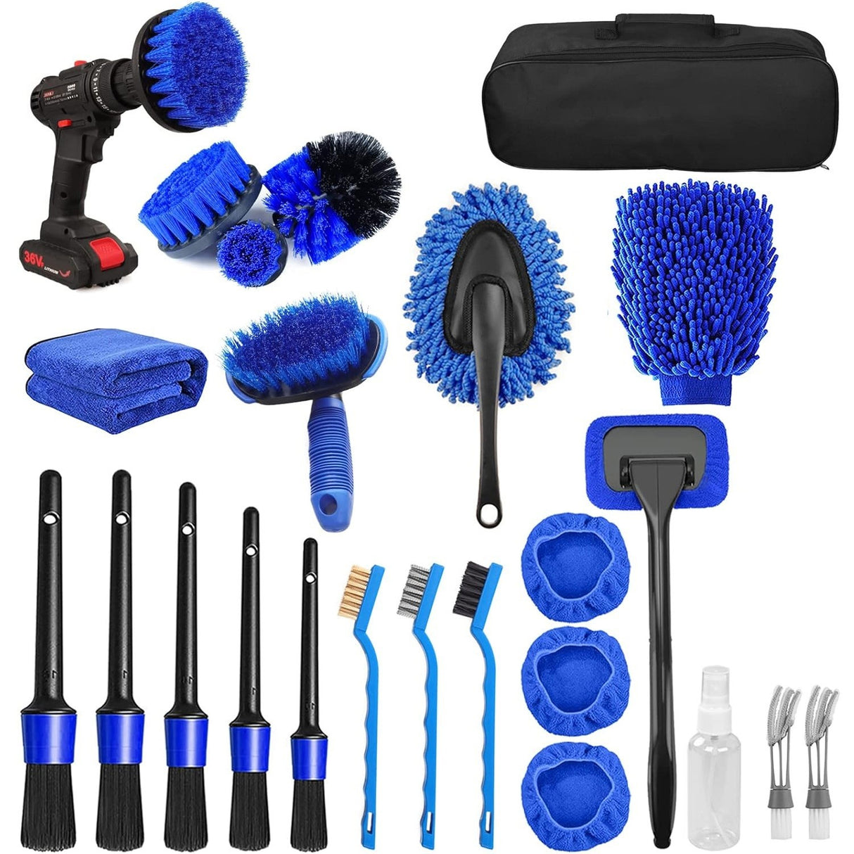 Set 25 Accesorii Curățare Auto | AutoPro