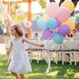 Set 25 Baloane din Latex, Vivimall, Model Party, 13 cm, Multicolore, Culori Pale, 1 g - vivimall.ro
