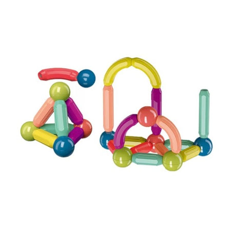 Set Constructie Magnetica 25 Piese Colorate | FunMagnets - vivimall.ro