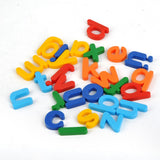 Set 26 Litere, Vivimall, Magnetice, pentru Frigider, din Plastic, +3 Ani, 13 x 18 x 14 cm, Multicolor - vivimall.ro