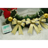 Set 3 fundite pentru brad, Aurii, 10 x 11 cm, din poliester, Vivimall - vivimall.ro