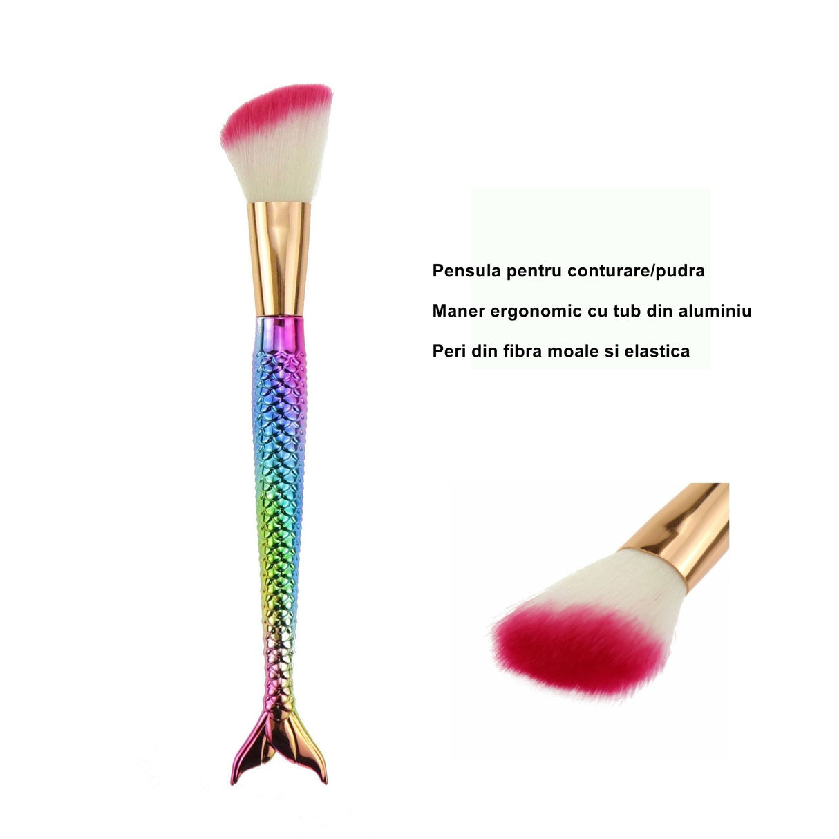 3 db-os sellő sminkecset készlet | LumiGlow