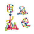 Set 36 piese magnetice de construcție multicolor pentru copii 3-6 ani, plastic ABS, vedere frontală cutie