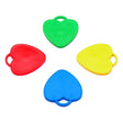 Set 4 Greutati pentru Baloanele cu Heliu, Vivimall, 32 grame, 8 grame Fiecare, Plastic, Forma Inima, Multicolor - vivimall.ro