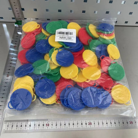 Set 4 Greutati pentru Baloanele cu Heliu, Vivimall, 32 grame, 8 grame Fiecare, Plastic, Forma Smiley Face, Multicolor - vivimall.ro