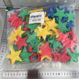 Set 4 Greutati pentru Baloanele cu Heliu, Vivimall, 32 grame, 8 grame Fiecare, Plastic, Forma Stelute, Multicolor - vivimall.ro