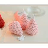 Set 4 Lumanari Parfumate, Vivimall, Model Capsunici, Ardere 30 min, 52g, 6.3 x 6.3 x 3.8 cm, Rosu/Roz - vivimall.ro