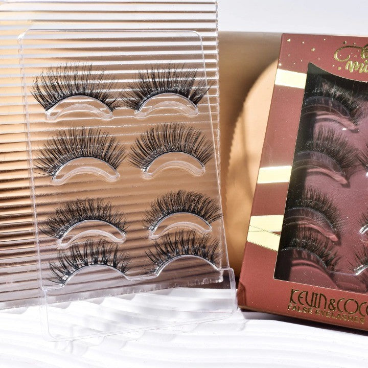 Set 4 Perechi de Gene False, KEVIN &amp; COCO, Marimea 3 - vivimall.ro