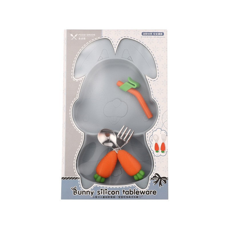 Set 4 Piese Diversificare Bebelusi, Din Silicon, Fara Bpa