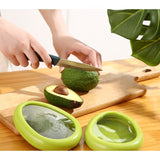 Set 4 Recipiente pentru Pastrarea Proaspata a Legumelor, Vivimall, Cutii Portabile Sigilate Anti-oxidare, 4 Forme Diferite pentru Legume sau Fructe, Culori diferite - vivimall.ro