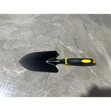 Set 4 Unelte de Gradina Vivimall, pentru Plantare, Prelucrare Sol si Ingrijire Plante, Material PVC Carbon, Grebla, Sapaliga cu Cap Dublu, Lopata Mica, Lopata Lata, 43 x 11 cm, Negru/Galben - vivimall.ro