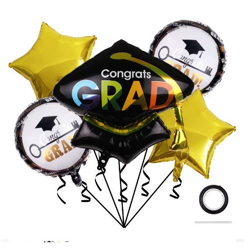 5 db-os Toca lufi figura szett, fekete-arany | GradFest