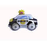 Set 5 Baloane Folie Metalizata, Vivimall, Figurine Masini, 30 cm, Ambalaj Individual, Pai inclus, Umflare cu Aer sau Heliu, Multicolor - vivimall.ro