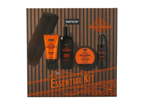 Set 5 produse Essential House of Barber Sence - Îngrijire completă pentru barbă și corp