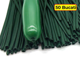 Baloane de modelaj Flippy verde expandate, lungime până la 150 cm, figuri create din latex