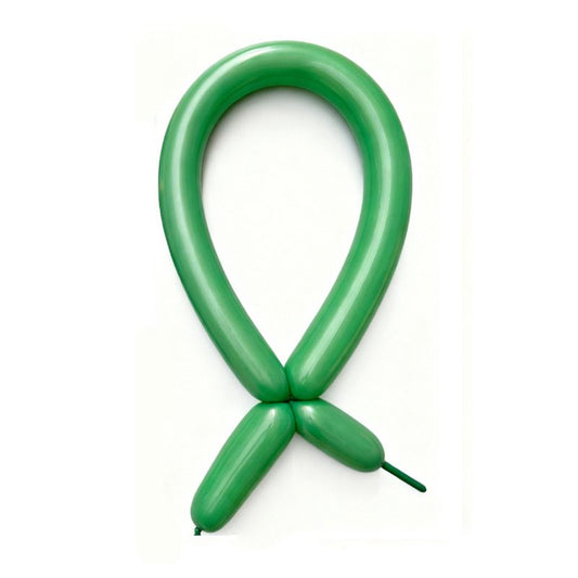 Baloane de Modelaj, Flippy, Set 50 bucati, Model Standard, din Latex, 30 x 1.5 cm, 1.8 g per unitate, pana la 150 cm, Verde - vivimall.ro