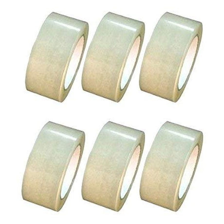 Set 6 buc Banda adeziva tip scotch Vivimall Transparenta latime 48 mm x 60 m lungime - vivimall.ro