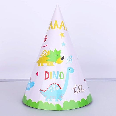 Set 6 Coifuri, Vivimall, Colectia Dino Park, 20 x 14 cm, din Carton, Multicolor - vivimall.ro