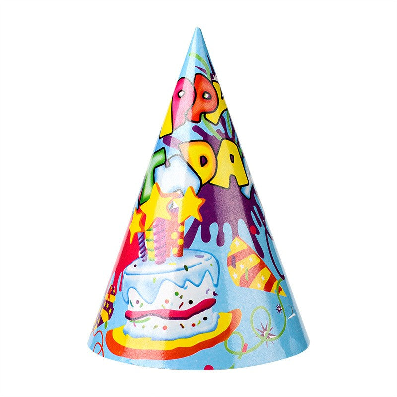 Set 6 Coifuri Happy Birthday, Vivimall, Modele Diverse, pentru Petrecere, Tematica Aniversare, Multicolor - vivimall.ro