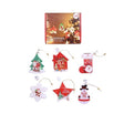 Set 6 decoratiuni de Craciun luminoase, Vivimall - vivimall.ro