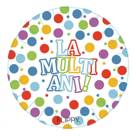 Set 6 Farfurii Carton La Multi Ani 23 Cm | CheerTime - vivimall.ro